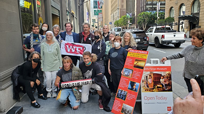 Climate Activists Occupy Wells Fargo Global Headquarters:April 25, 2022